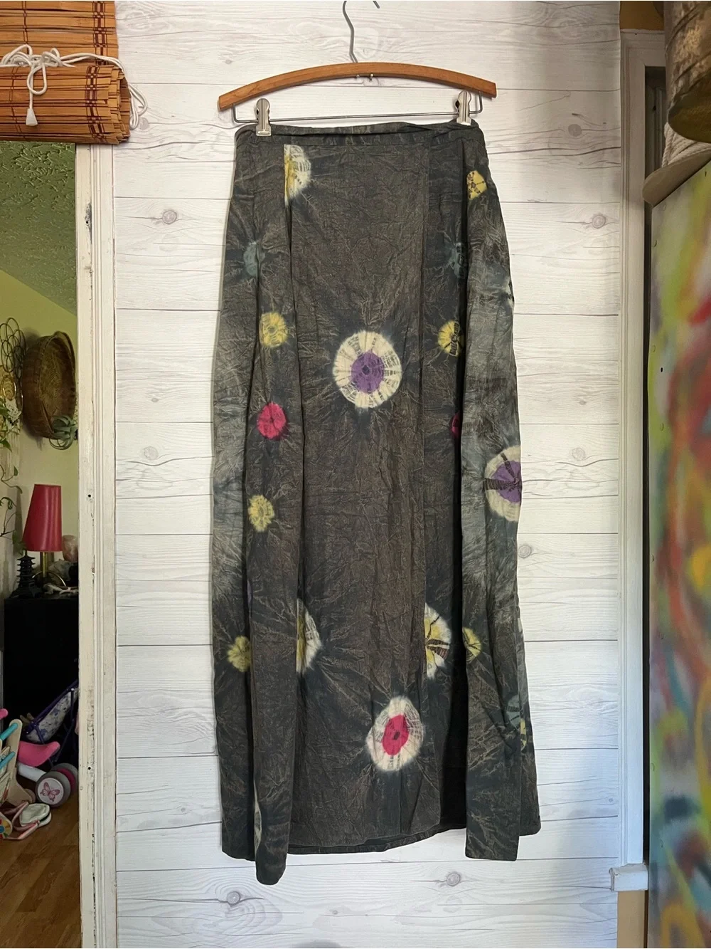 Unbranded Wrap Skirt Tie Dye 100% Cotton Hipipie Boho One Size